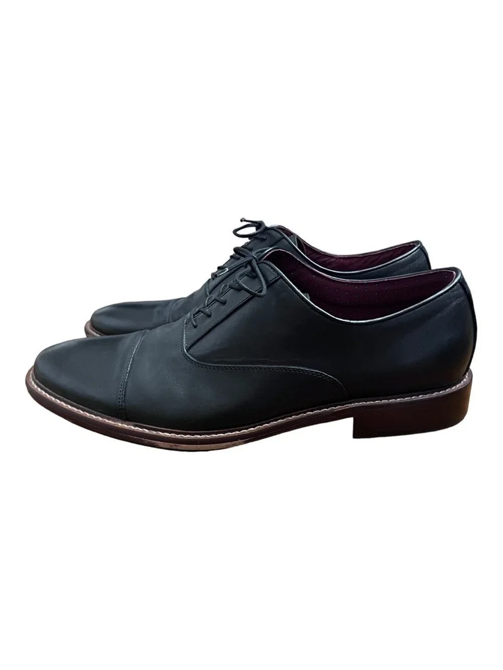 Ashton Grey Kindu Cap Toe Oxford Black Leather Shoe Professional Men’s Size 13